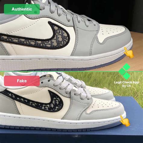 Dior Jordan 1 Low Real Vs Fake: How To Spot Fakes 